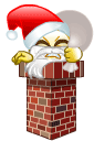 :santa-stuck-in-chimney-smiley-emoticon: